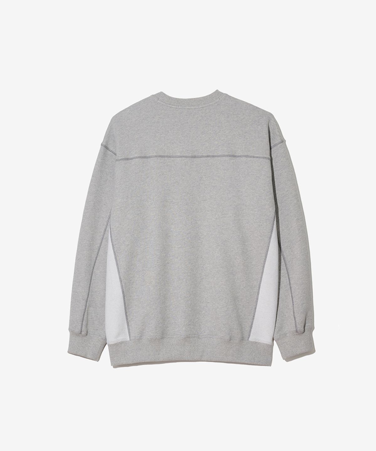 논타입(NONTYPE) MONDRIAN REVERSE SWEATSHIRTS (GREY)