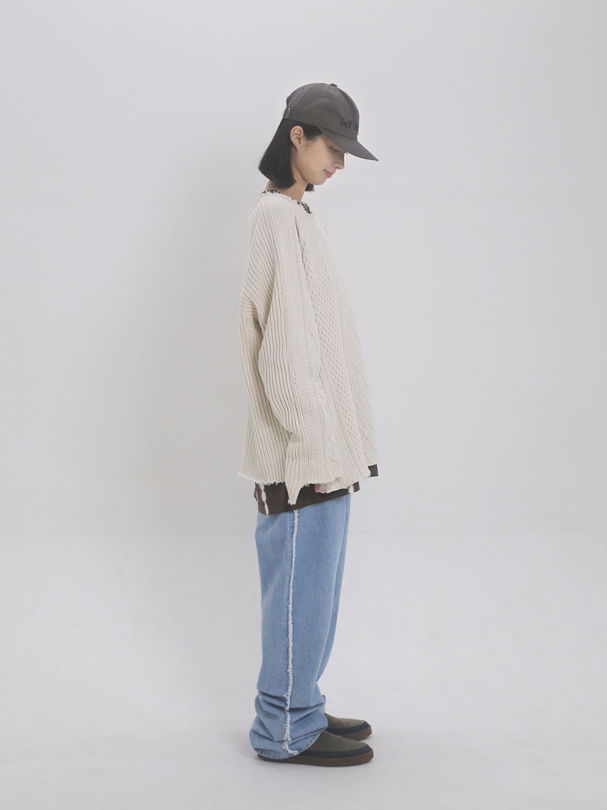 노우트(NOUGHT) 엘이와이 식스패널 캡 / 애쉬 브라운
