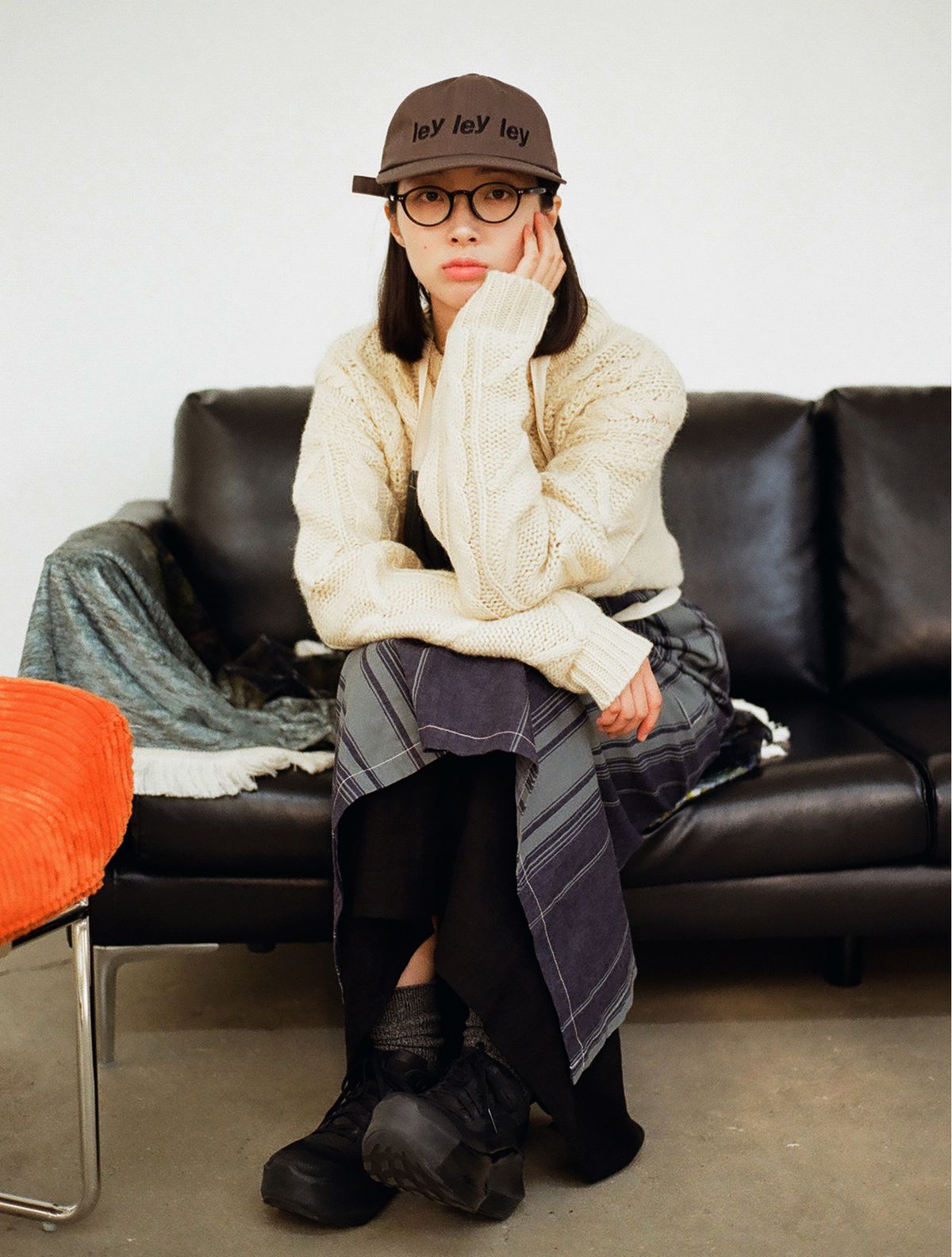 노우트(NOUGHT) 엘이와이 식스패널 캡 / 애쉬 브라운