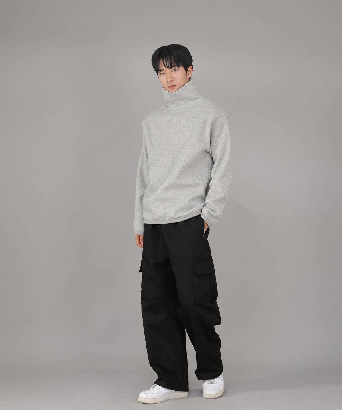 세인트크루(SAINTCREW) 리벳픽스 EX와이드 카고팬츠 REC-360 블랙