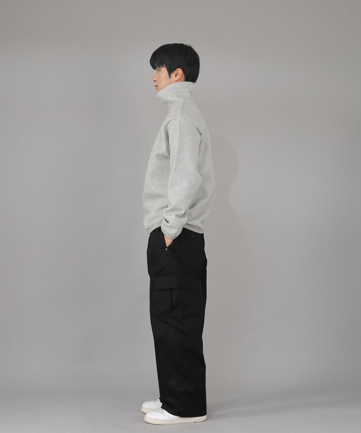 세인트크루(SAINTCREW) 리벳픽스 EX와이드 카고팬츠 REC-360 블랙