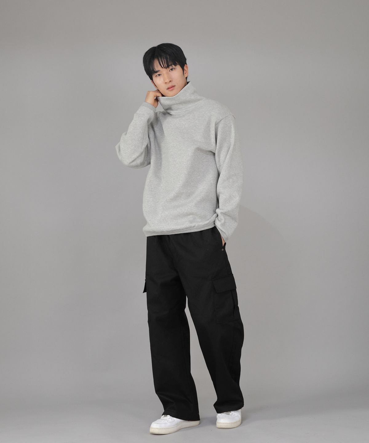 세인트크루(SAINTCREW) 리벳픽스 EX와이드 카고팬츠 REC-360 블랙