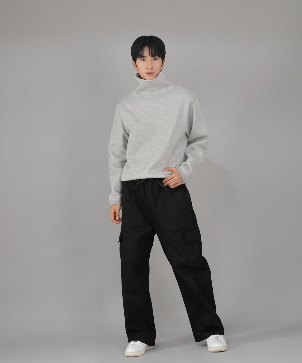 세인트크루(SAINTCREW) 리벳픽스 EX와이드 카고팬츠 REC-360 블랙