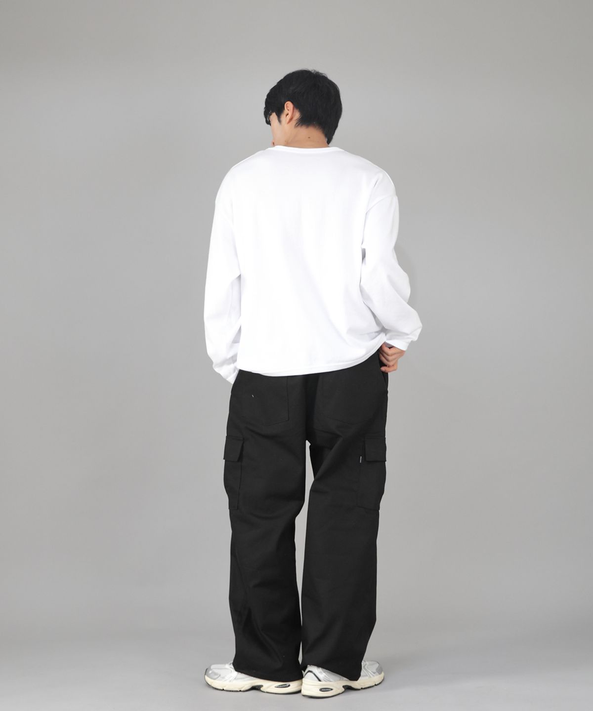 세인트크루(SAINTCREW) 리벳픽스 EX와이드 카고팬츠 REC-360 블랙