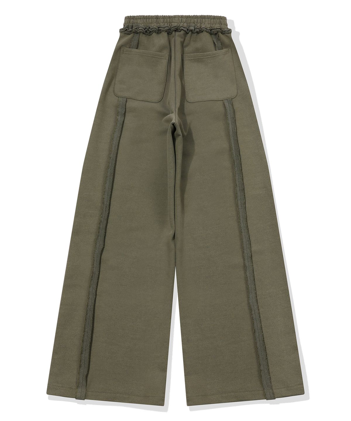 에피소드 언타이틀(EPISODE UNTITLED) PIGMENT OPEN-CUT SWEATPANTS_KHAKI