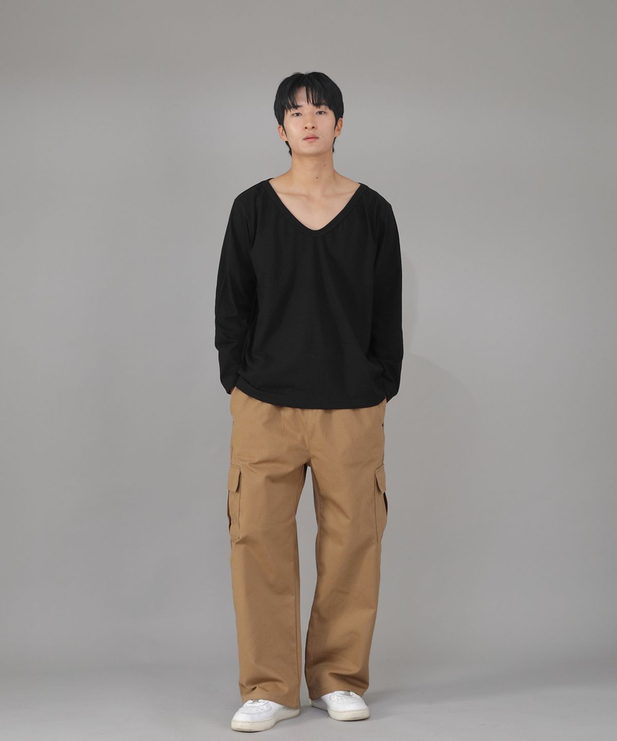 세인트크루(SAINTCREW) 리벳픽스 EX와이드 카고팬츠 REC-360 카멜