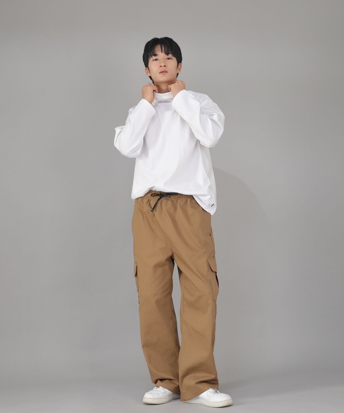 세인트크루(SAINTCREW) 리벳픽스 EX와이드 카고팬츠 REC-360 카멜