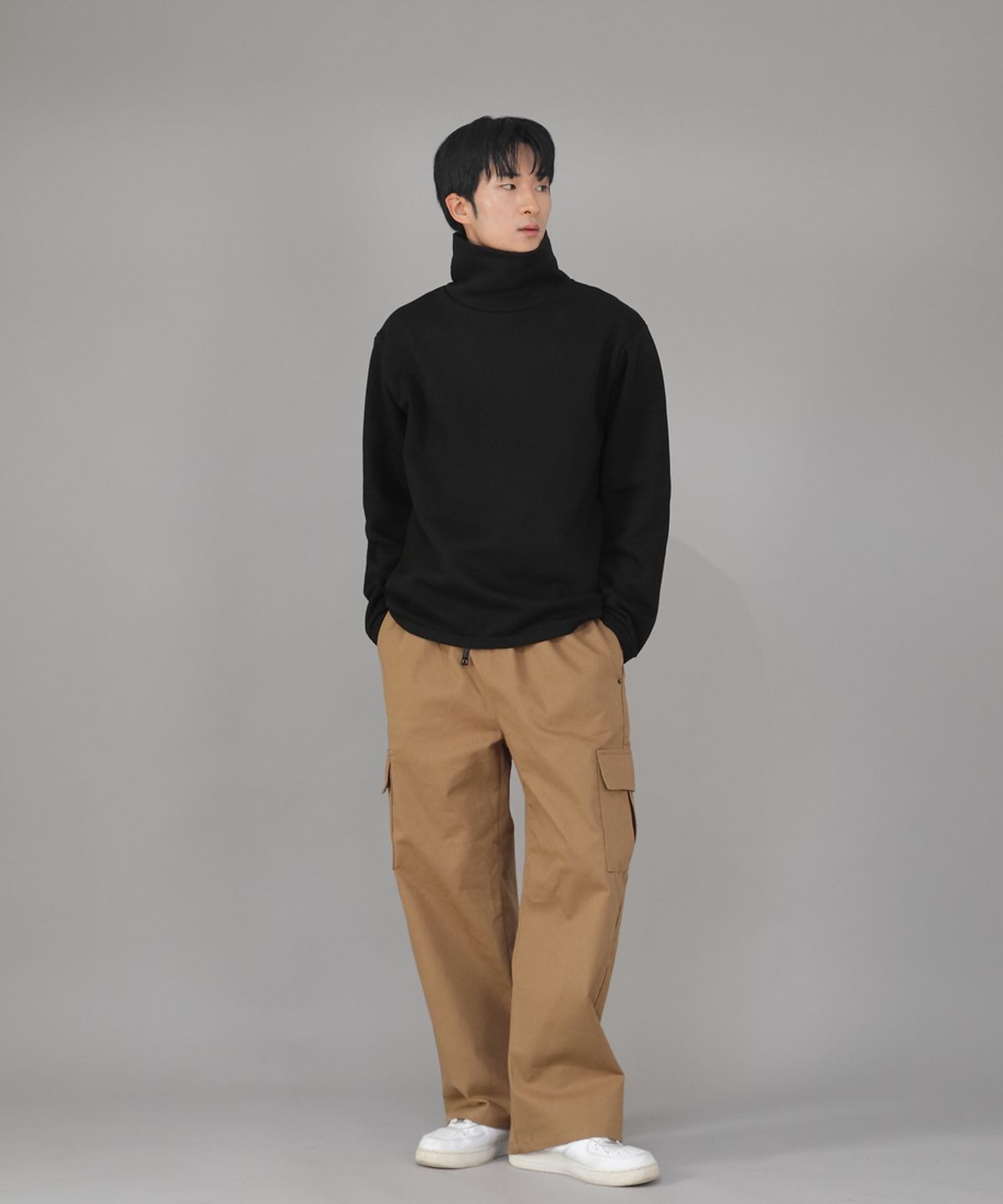 세인트크루(SAINTCREW) 리벳픽스 EX와이드 카고팬츠 REC-360 카멜