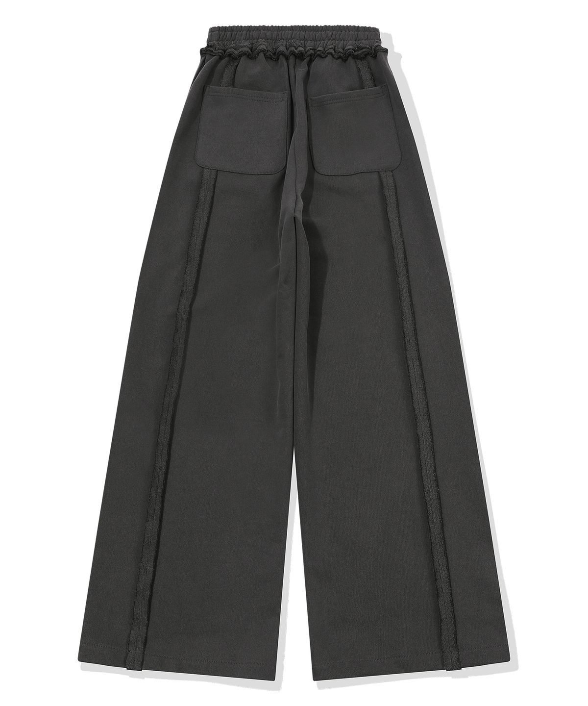 에피소드 언타이틀(EPISODE UNTITLED) PIGMENT OPEN-CUT SWEATPANTS_CHARCOAL