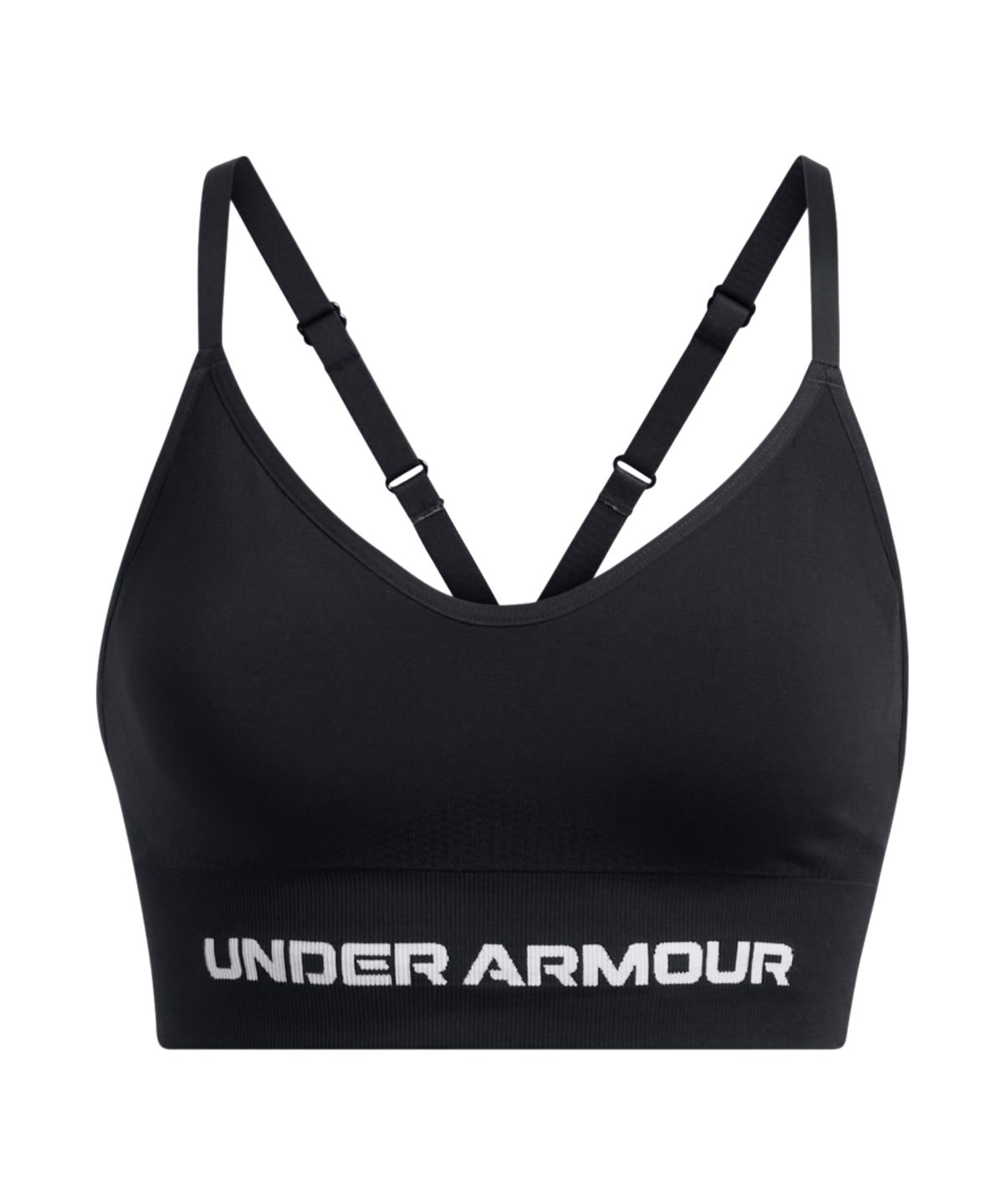 언더아머(UNDERARMOUR) 여성 배니시 심리스 로우 스포츠 브라 1384417-001