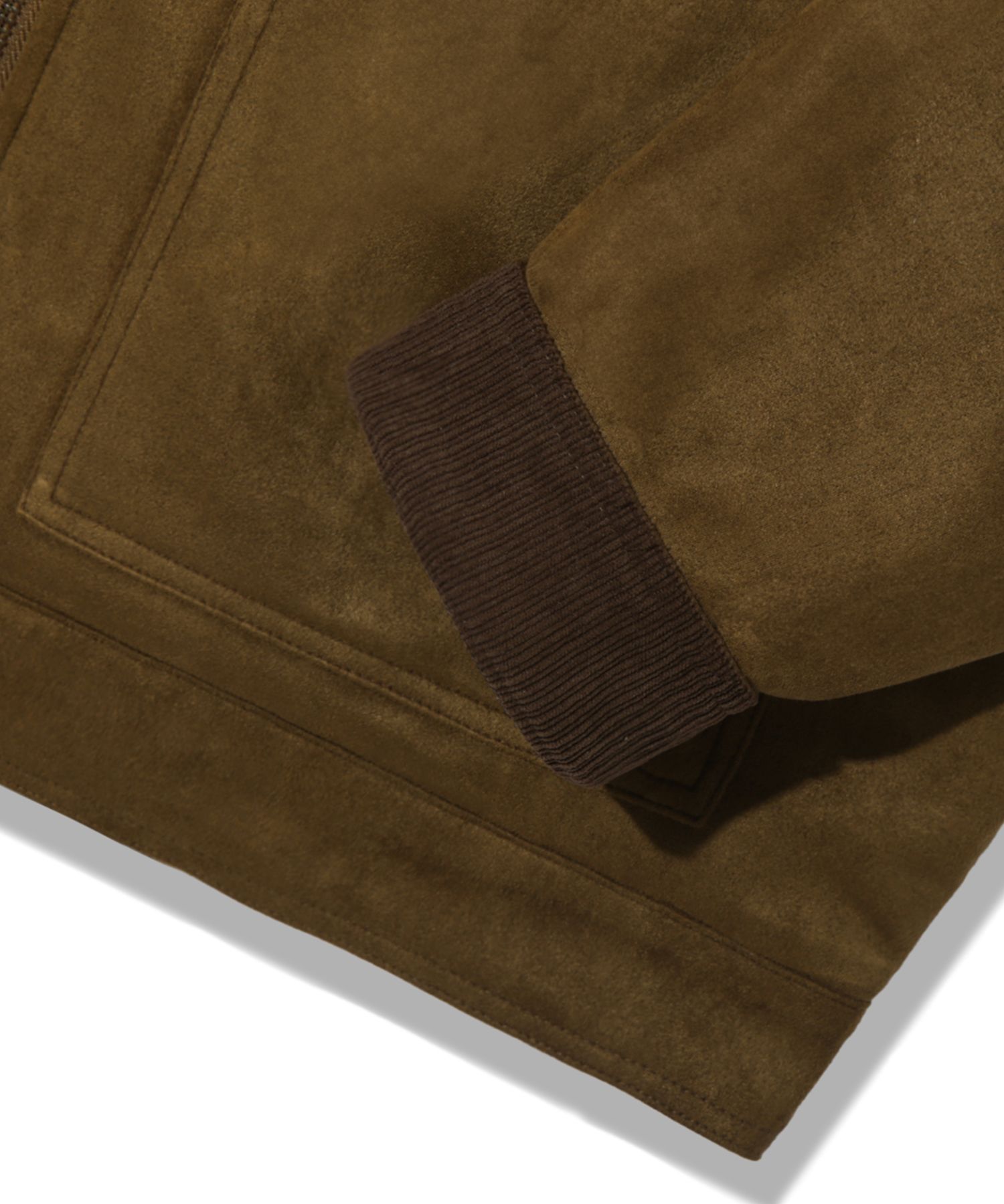 [TRILLION] Corduroy Collar Suede Zip Up Work Jacket /追跡付 MUSINSA | TRILLION Corduroy collar suede zip-up work jacket