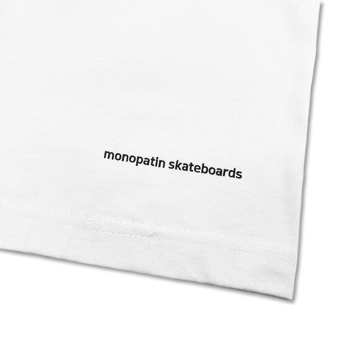 모노파틴(MONOPATIN) monopatin skateboards 12th anniversary t shirt - wt