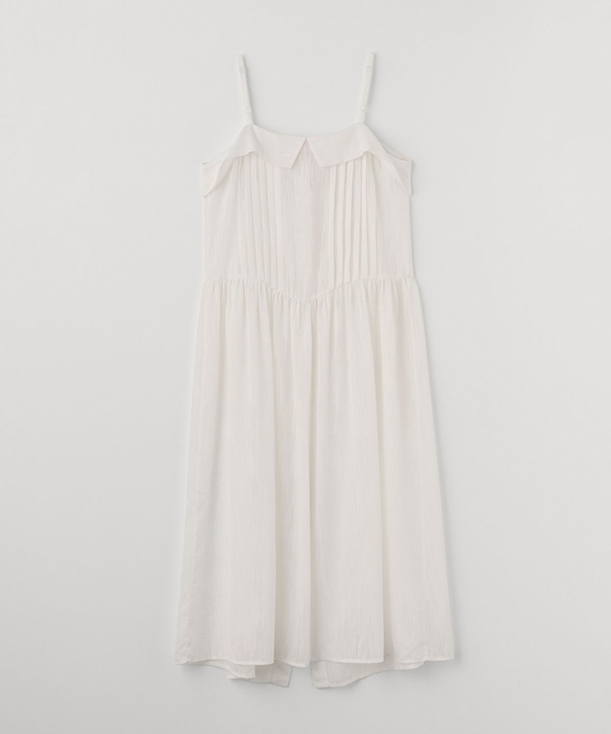 셀리테일즈(CELITAILS) SHEER RIBBON TIE DRESS_WHITE