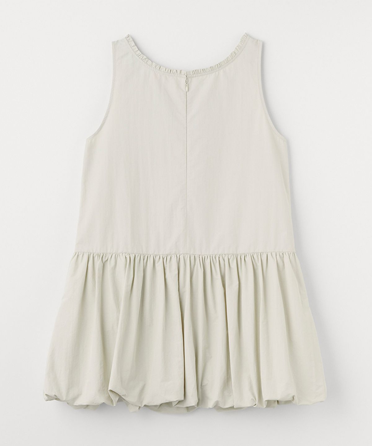 셀리테일즈(CELITAILS) BALLOON MINI DRESS_LIGHT GREY