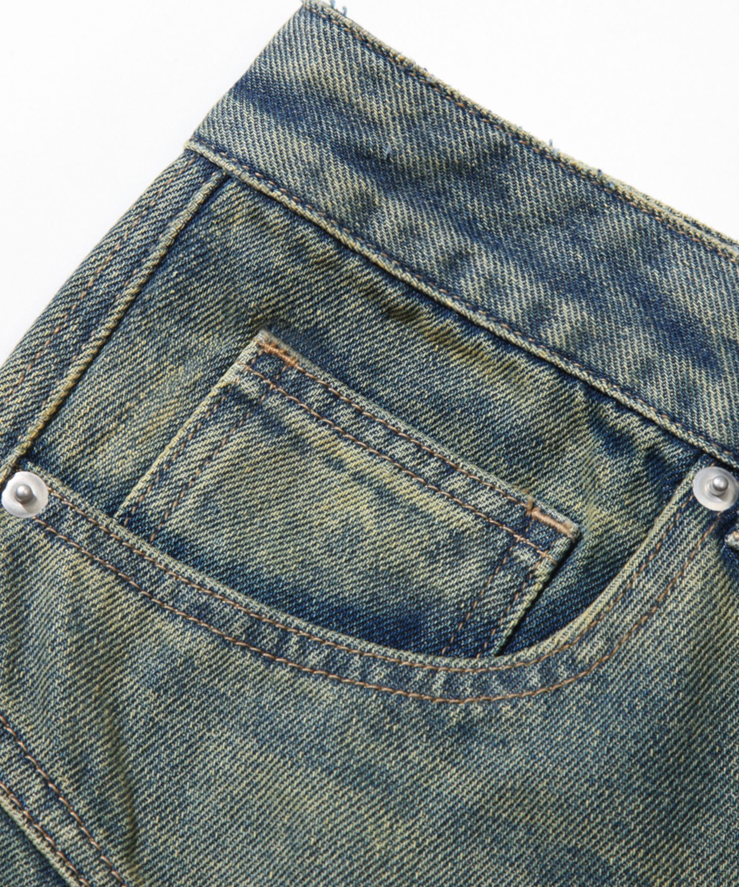 MUSINSA | TRILLION Double Layer Carpenter Cargo Denim Pants