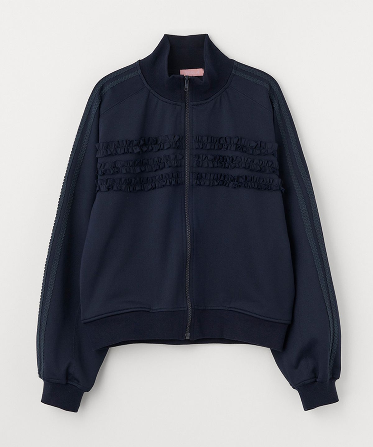 셀리테일즈(CELITAILS) FRILL TRACK ZIP-UP_NAVY