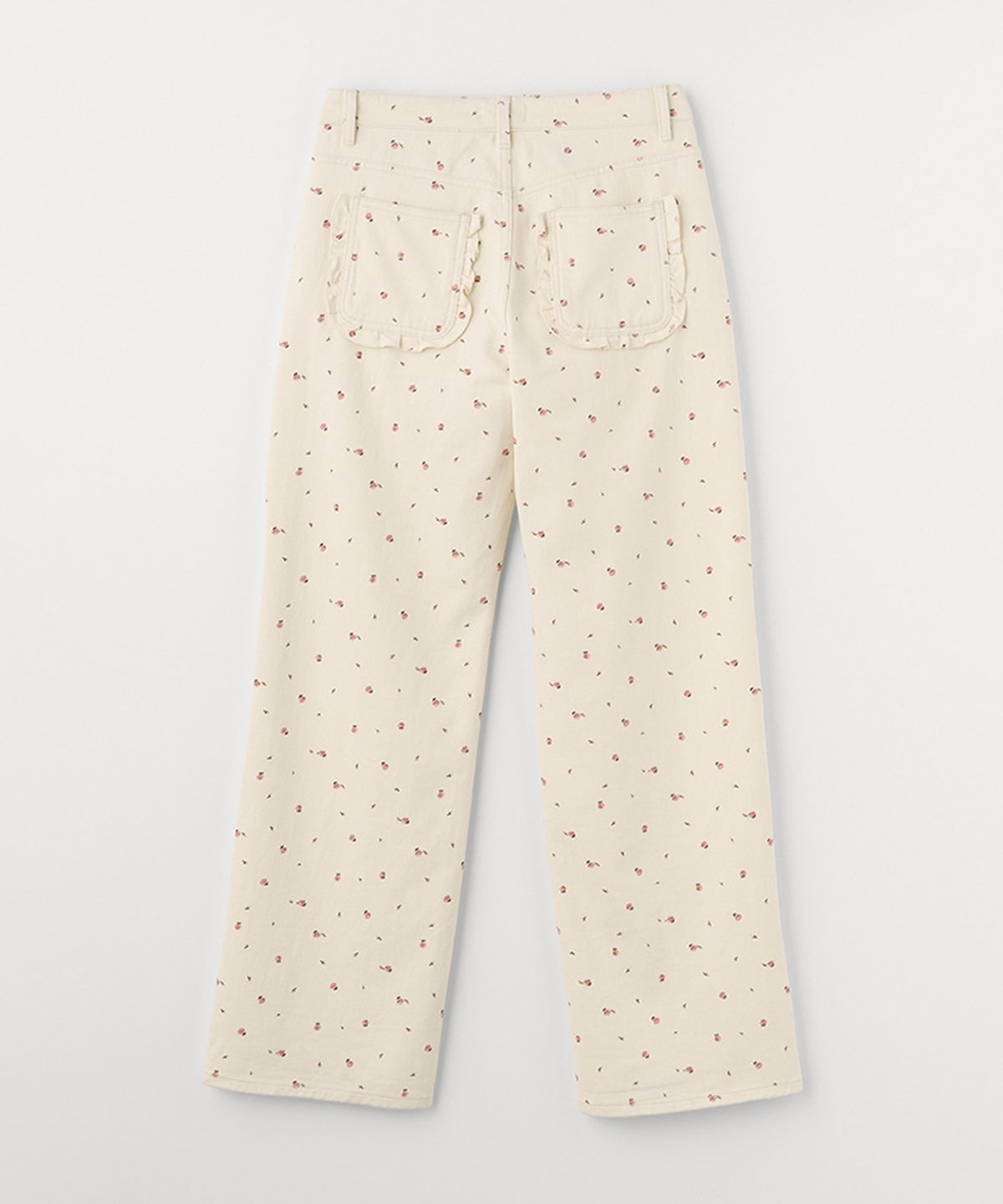 셀리테일즈(CELITAILS) FRILL POCKET COTTON PANTS_CREAM
