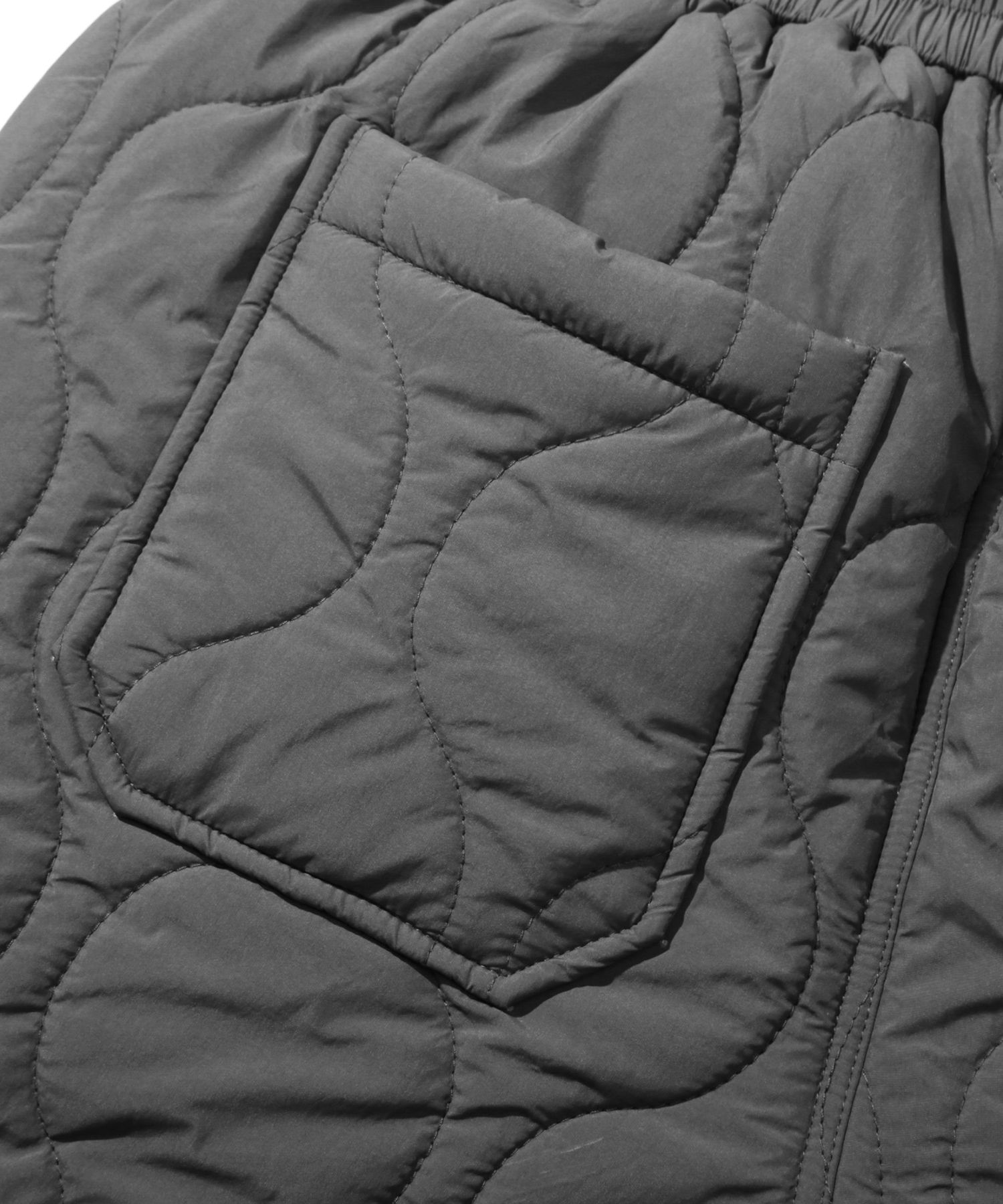 MUSINSA | TRILLION Quilted Padded Warmer Banding Cargo Wide