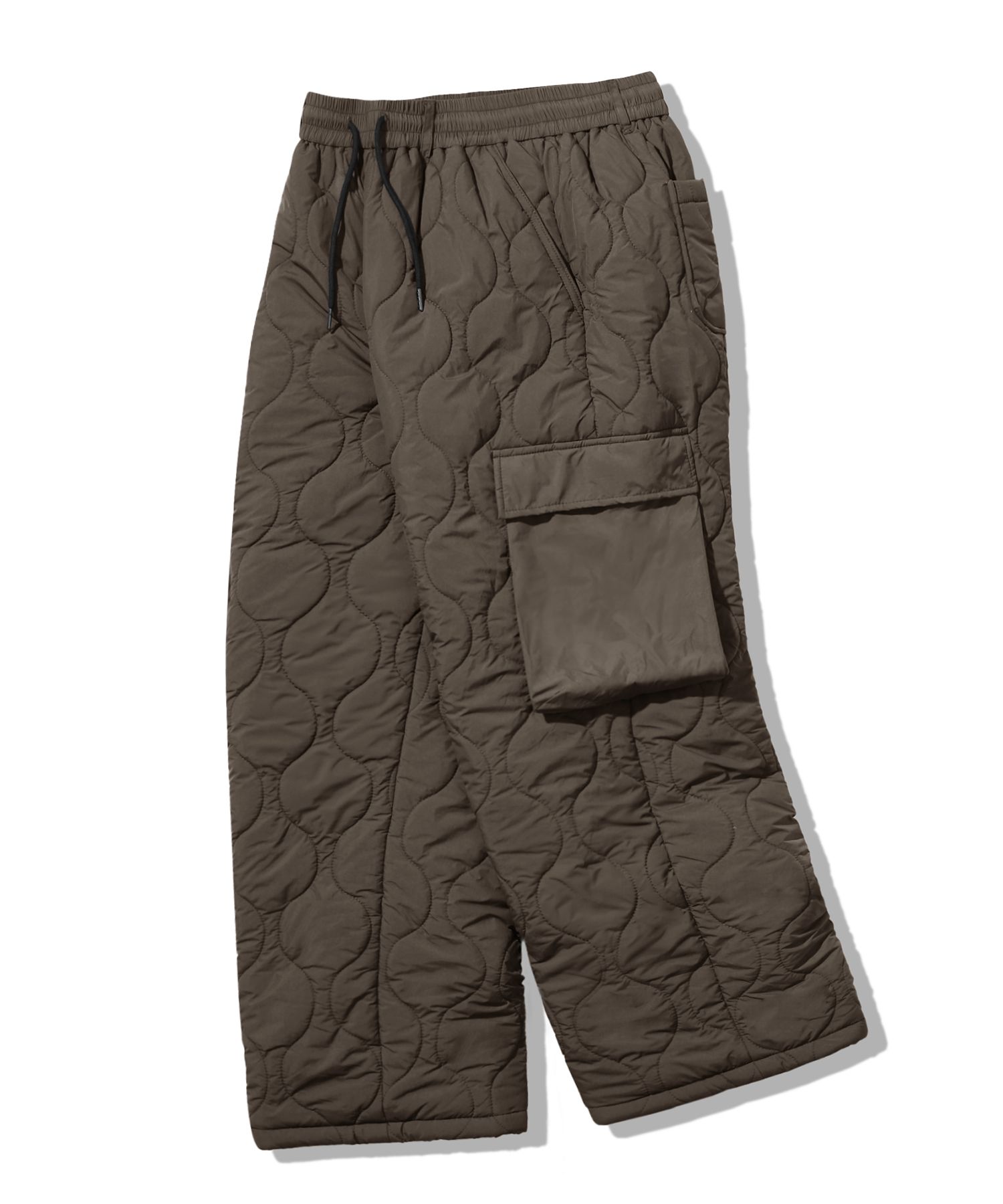★TRILLION★ Quilted Padded Warmer Banding Cargo Wide Pants MUSINSA | TRILLION Quilted Padded Warmer Banding Cargo Wide