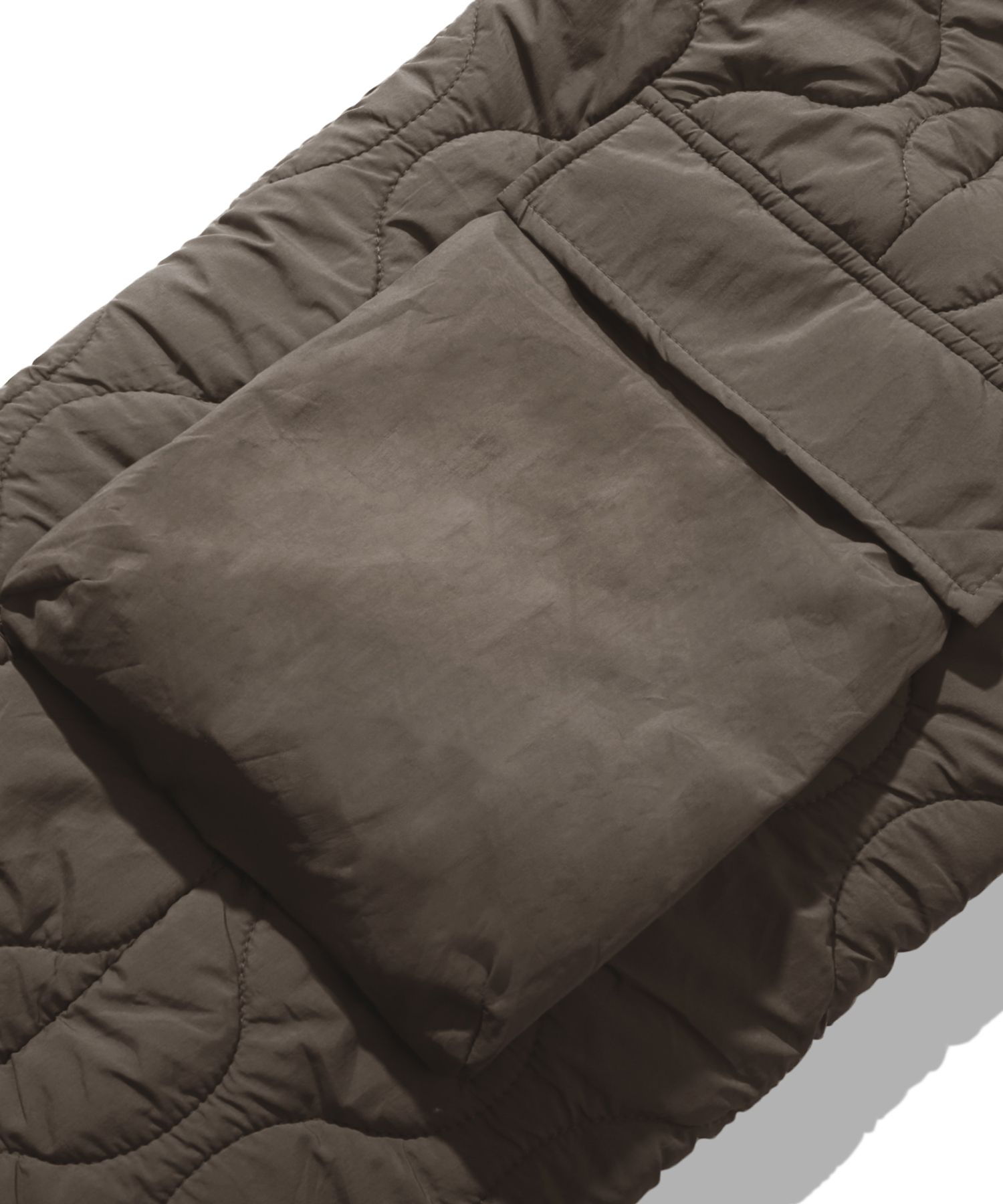 MUSINSA | TRILLION Quilted Padded Warmer Banding Cargo Wide