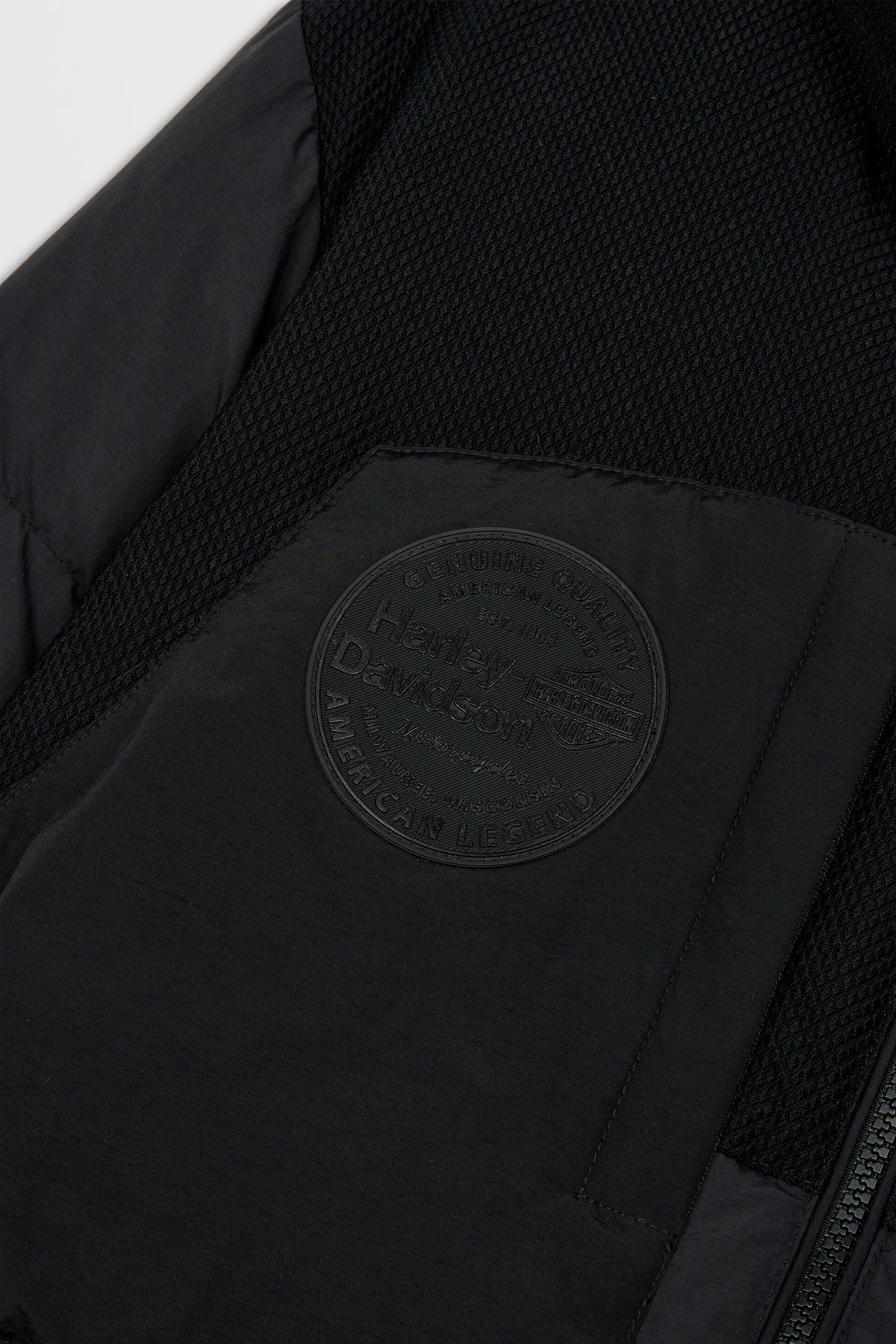 할리데이비슨 컬렉션스®(HARLEY-DAVIDSON COLLECTIONS®) 프론트 포켓 다운 _블랙 HH14304204
