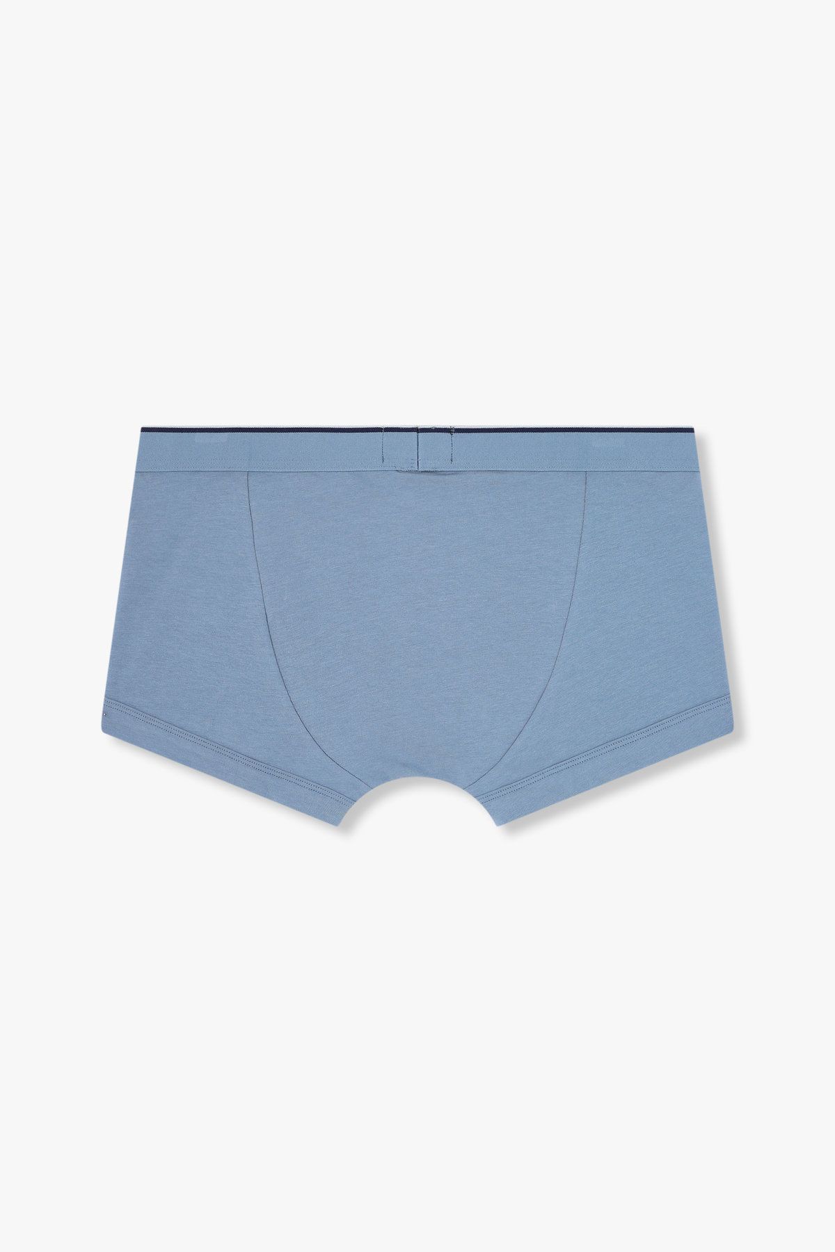 엠포리오 아르마니 언더웨어(EMPORIO ARMANI UNDERWEAR) 남성 풀 로고 자카드 밴딩 드로즈_라이트 인디고 0814312036