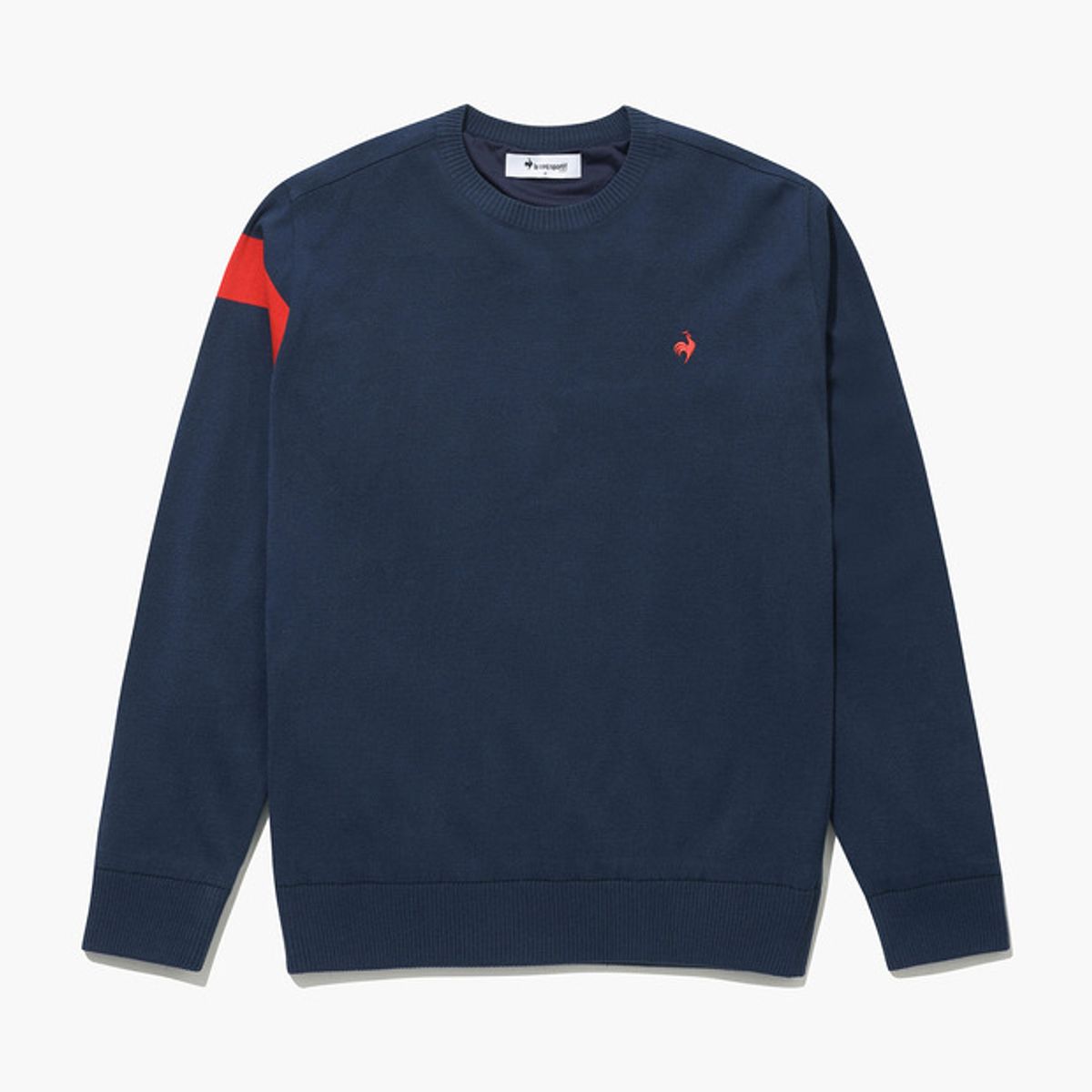 르꼬끄 골프(LECOQ GOLF) 남성 리버스 보더 방풍 스웨터 (GP421MKPO2)