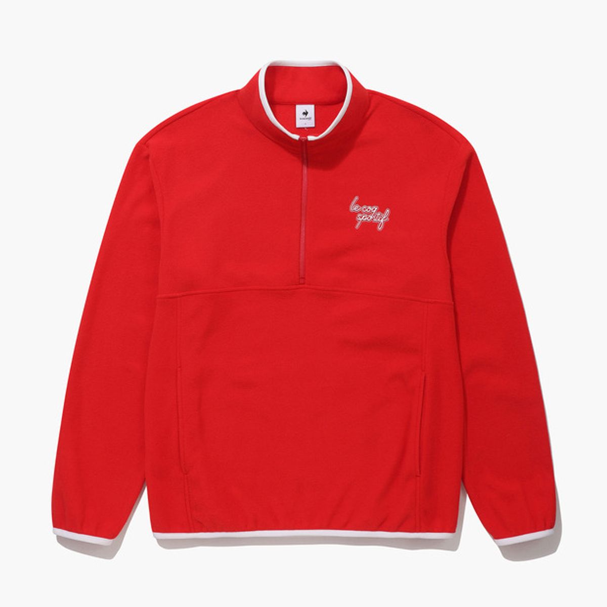 르꼬끄 골프(LECOQ GOLF) 남성 플리스 하프짚 티셔츠 (GP421MTLO4)