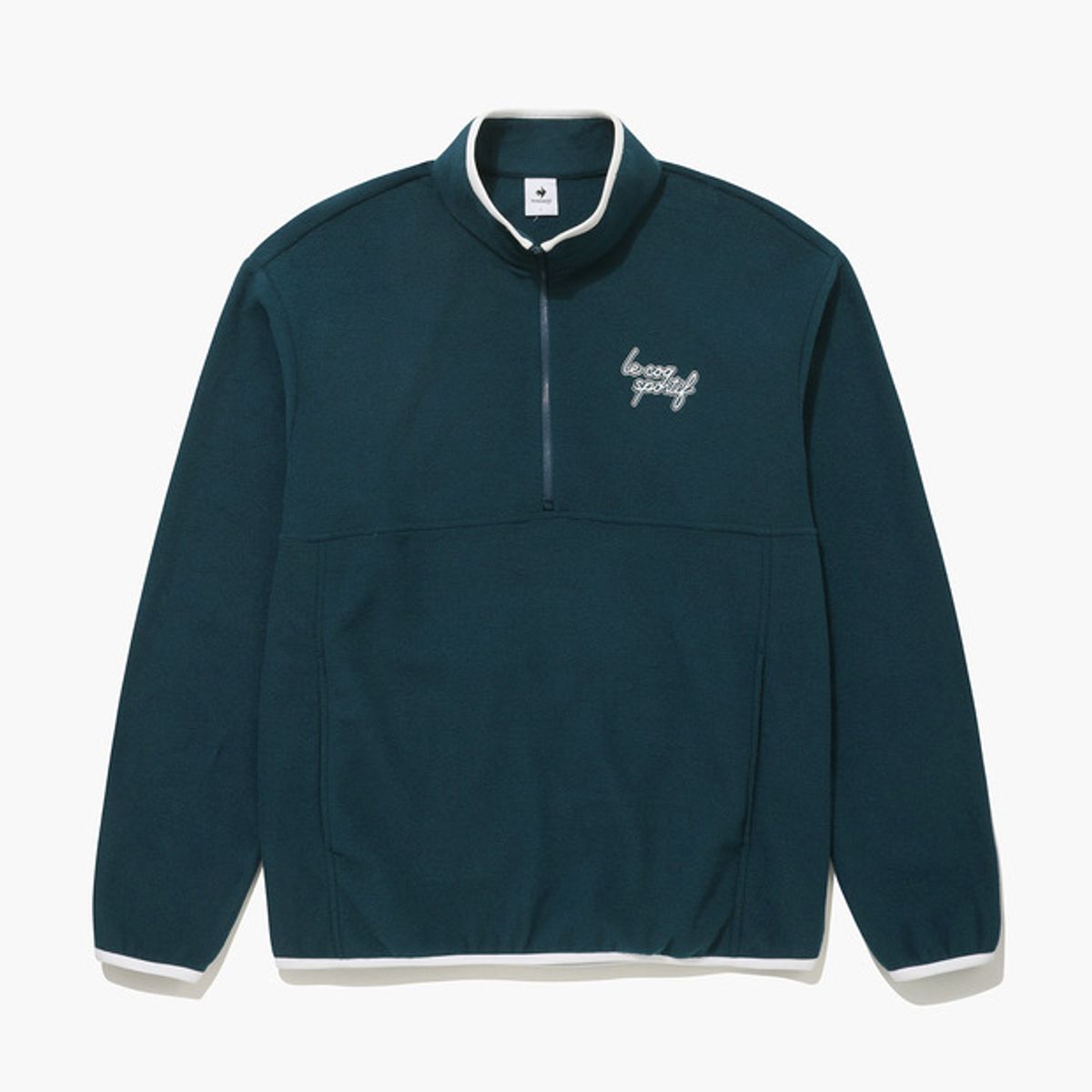 르꼬끄 골프(LECOQ GOLF) 남성 플리스 하프짚 티셔츠 (GP421MTLO4)