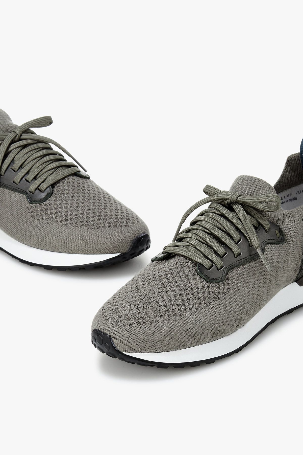 맨온더분(MAN ON THE BOON) [MAGNANNI] 레이스업 니티드 스니커즈_그린 4714340102
