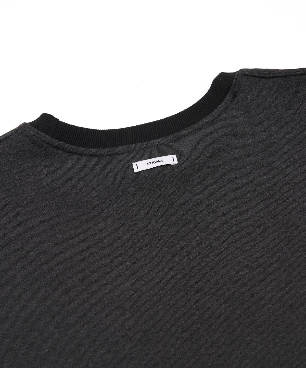 스티그마(STIGMA) Fame Oversized Crewneck Charcoal