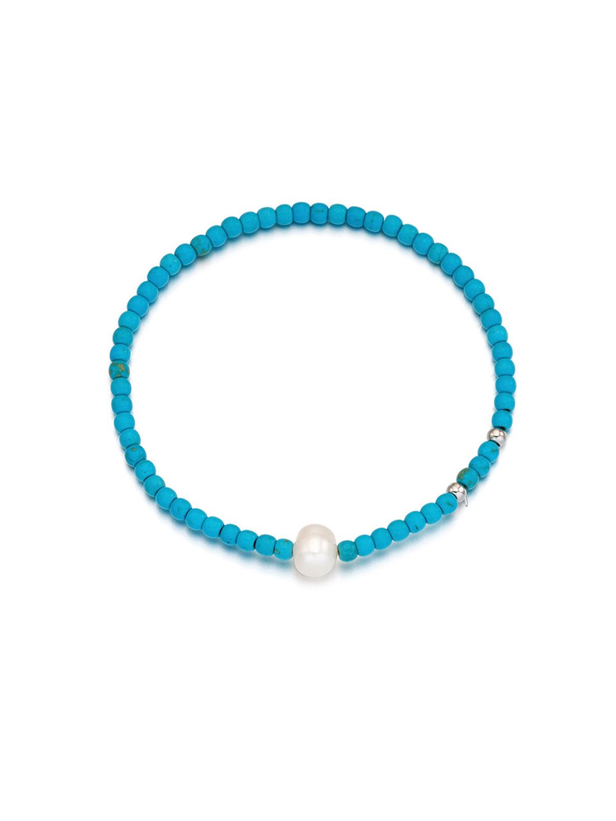 데누(DENU) Mens Realstone Color Bead Bracelet