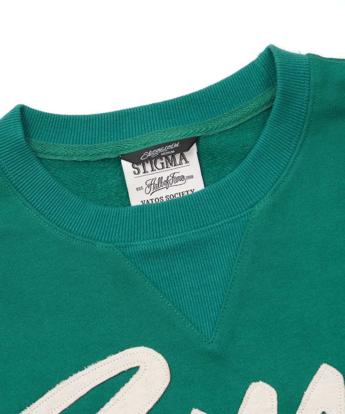 스티그마(STIGMA) Fame Oversized Crewneck Green