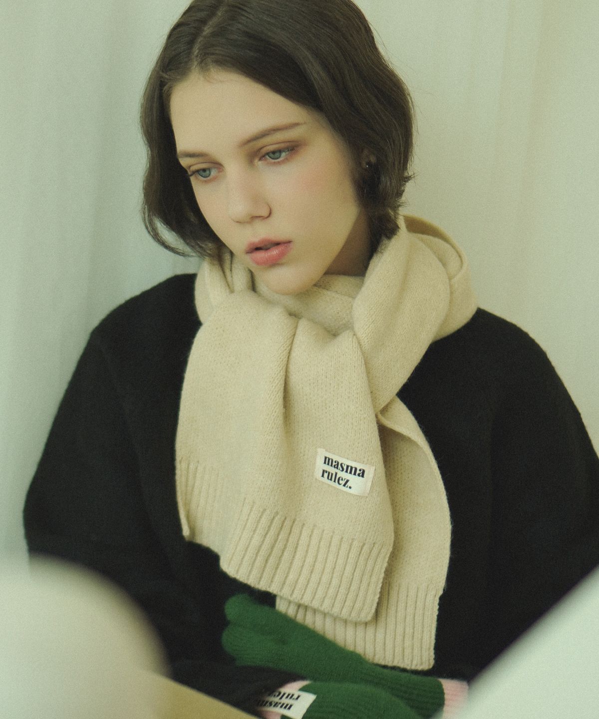 마스마룰즈(MASMARULEZ) mama basic knit muffler_7colors