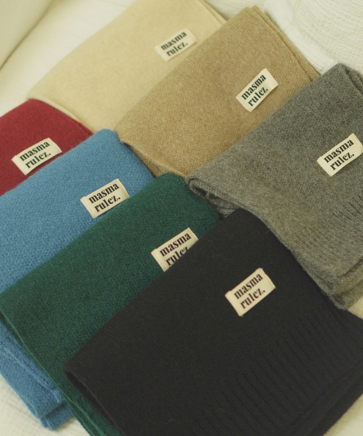 마스마룰즈(MASMARULEZ) mama basic knit muffler_7colors