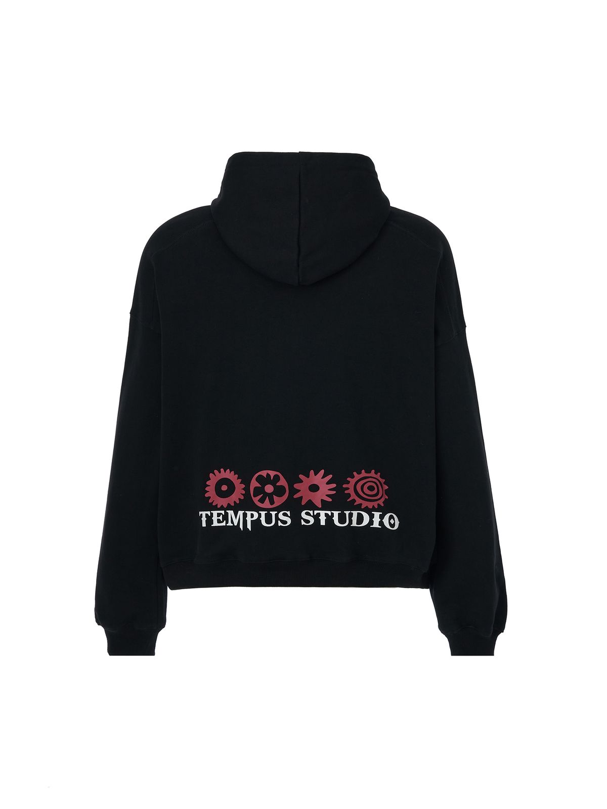 템푸스스튜디오(TEMPUS STUDIO) RELAXED B.A.B FLOWER HOODIE [Black]