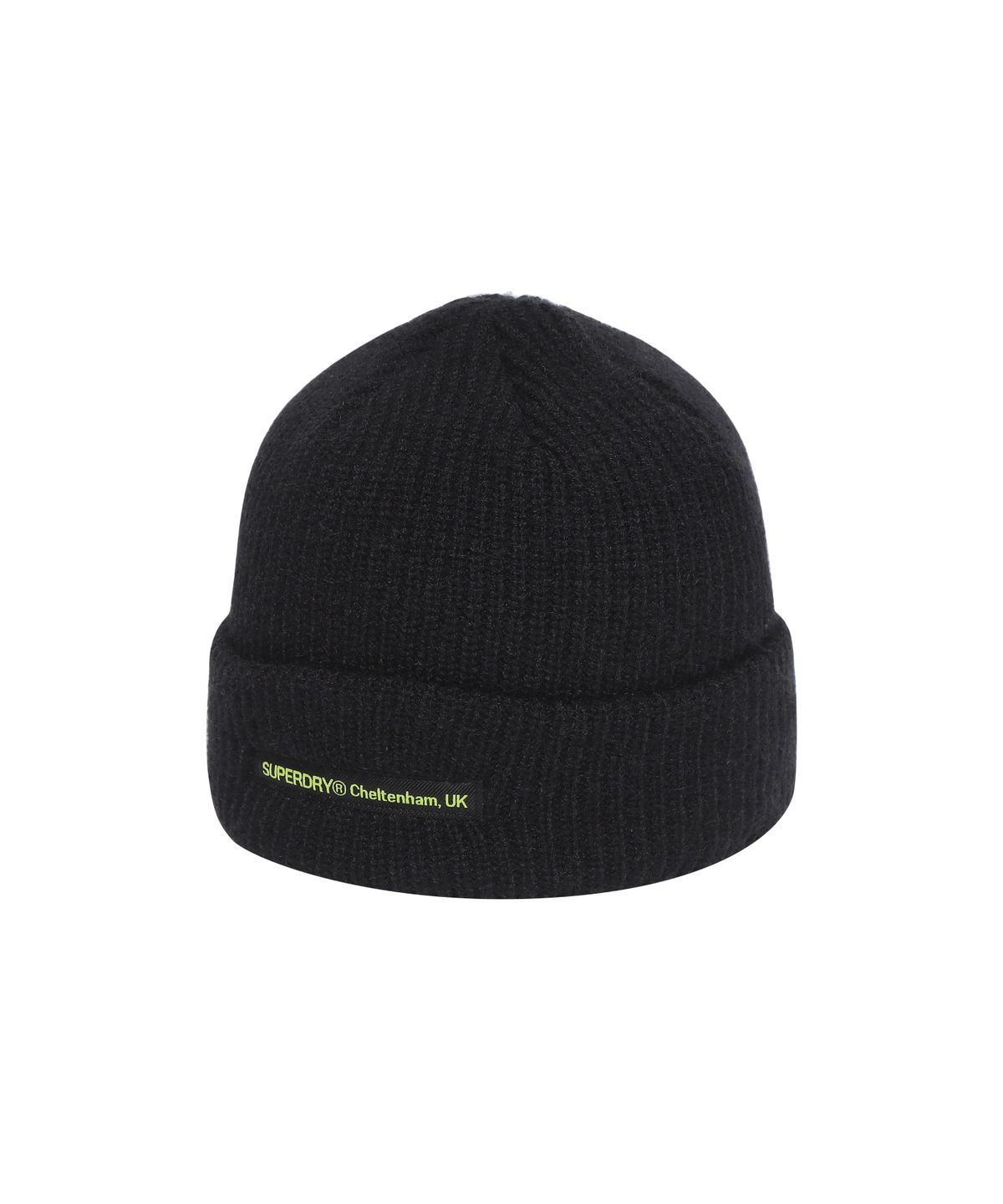 슈퍼드라이(SUPERDRY) N-PACK 베이직 로고 비니 블랙
