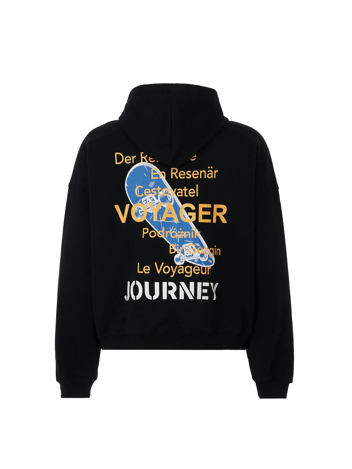 템푸스스튜디오(TEMPUS STUDIO) RELAXED SKATE BOARD HOODIE [Black]