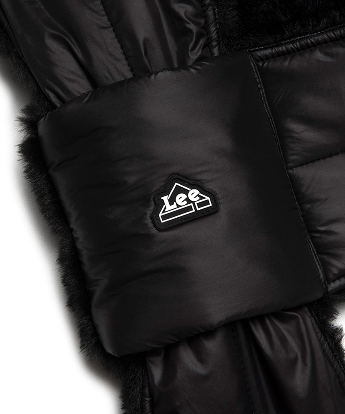 리 키즈(LEE KIDS) 양면 패딩 머플러 블랙 LK2404MU05BK