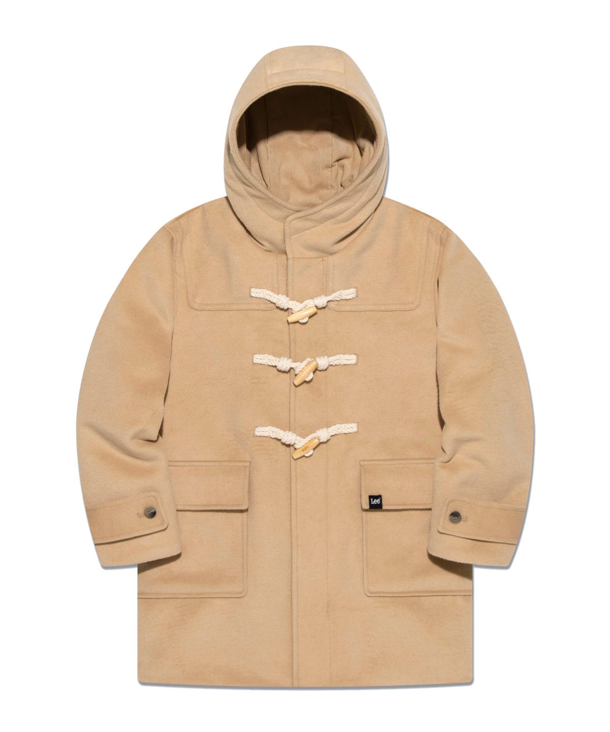 리 키즈(LEE KIDS) 울라이크 레귤러핏 더플 코트 베이지 LK2404CT02BE