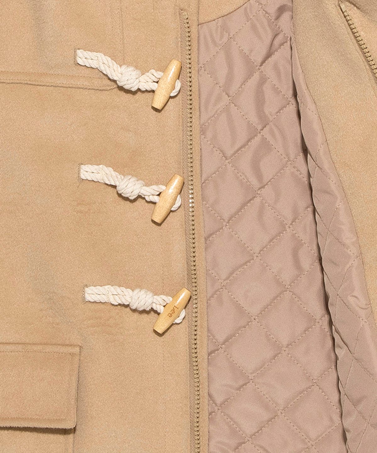 리 키즈(LEE KIDS) 울라이크 레귤러핏 더플 코트 베이지 LK2404CT02BE