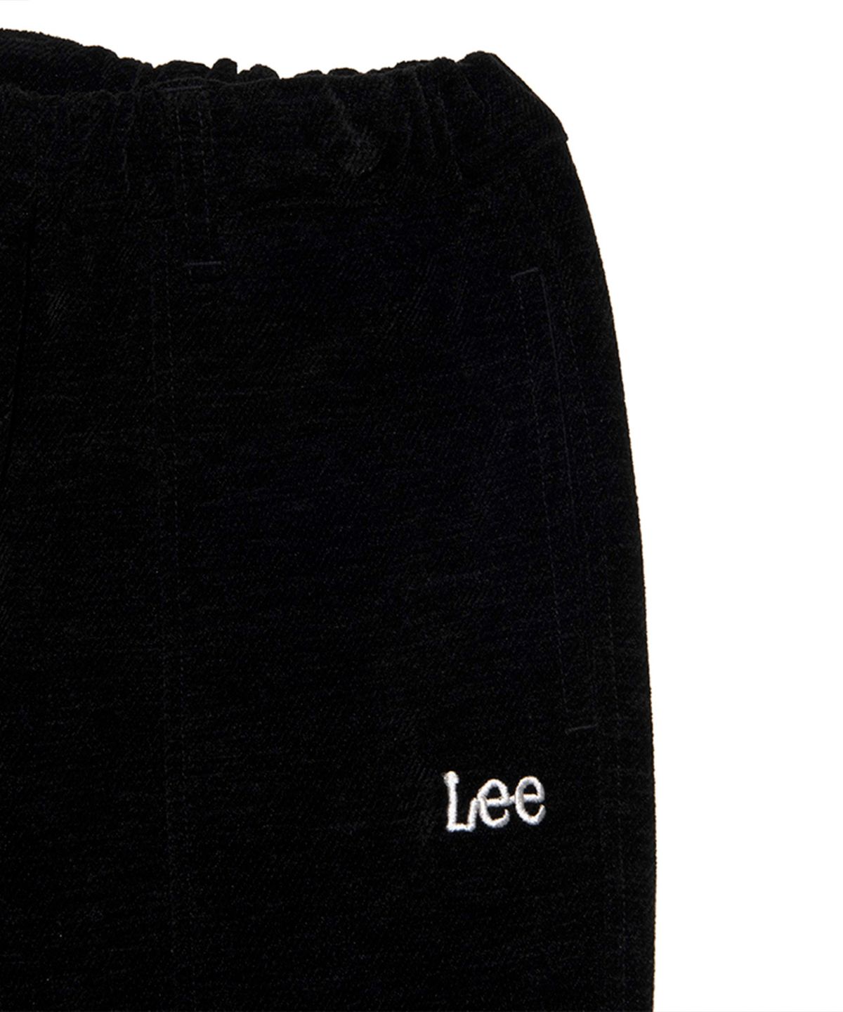 리 키즈(LEE KIDS) 벨벳 세미와이드 팬츠 블랙 LK2404PT70BK