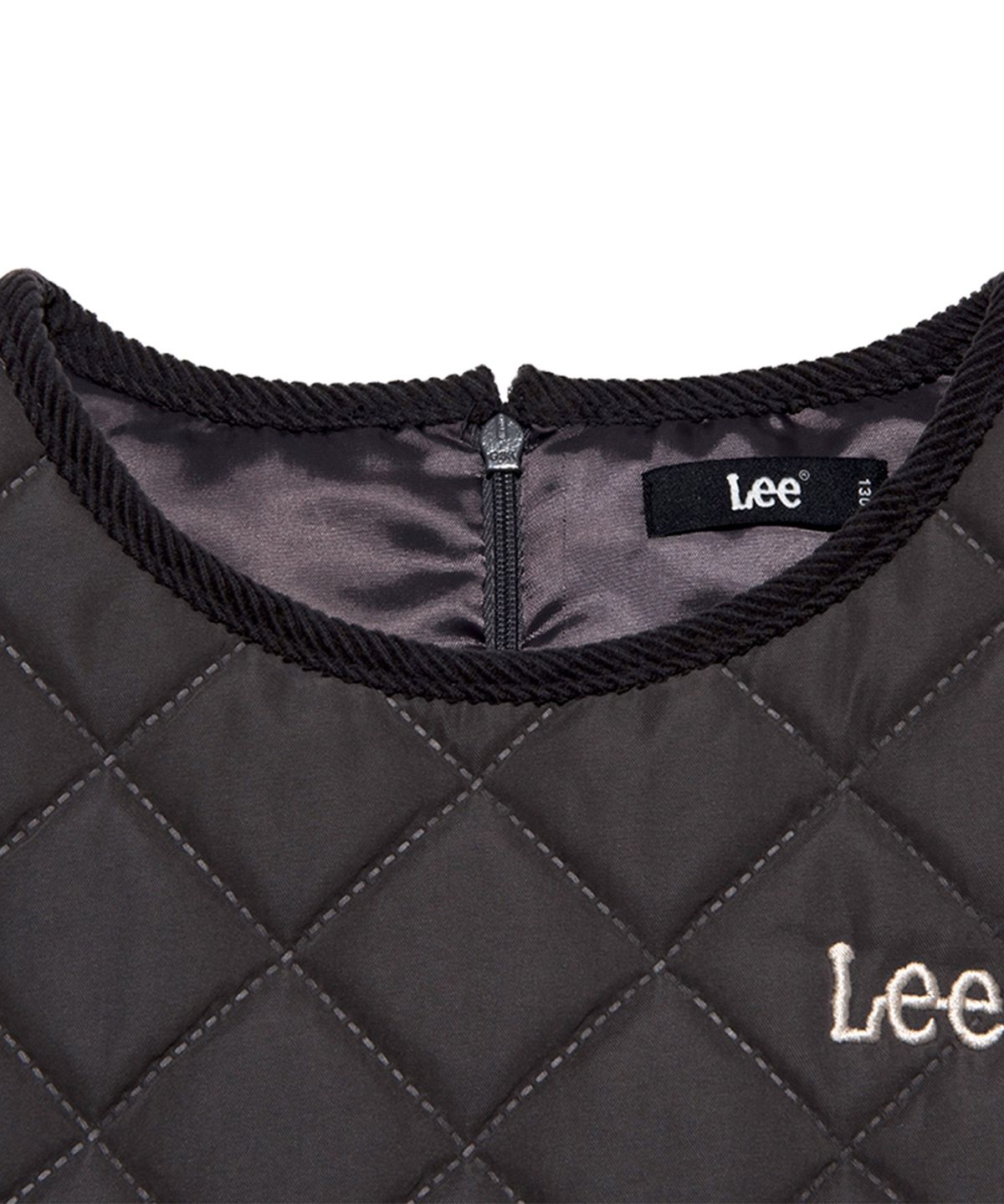 리 키즈(LEE KIDS) 퀼팅 레귤러핏 원피스 그레이 LK2404OP72GR