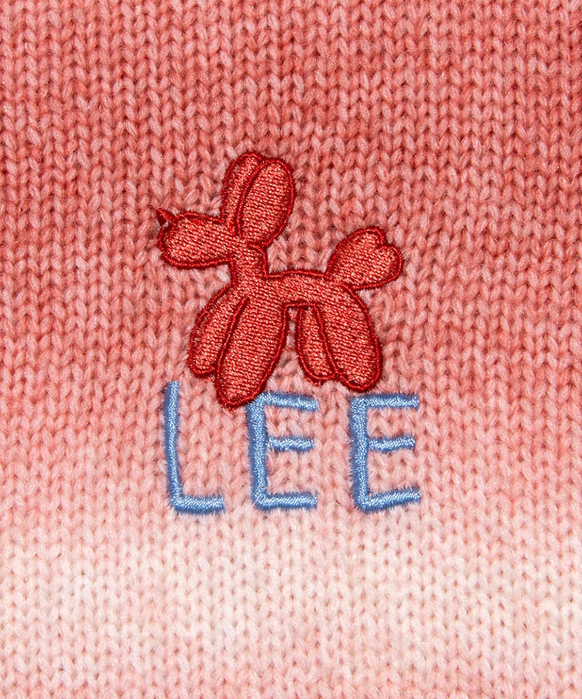 리 키즈(LEE KIDS) 그라데이션 레귤러핏 풀오버 핑크 LK2404KT75PI