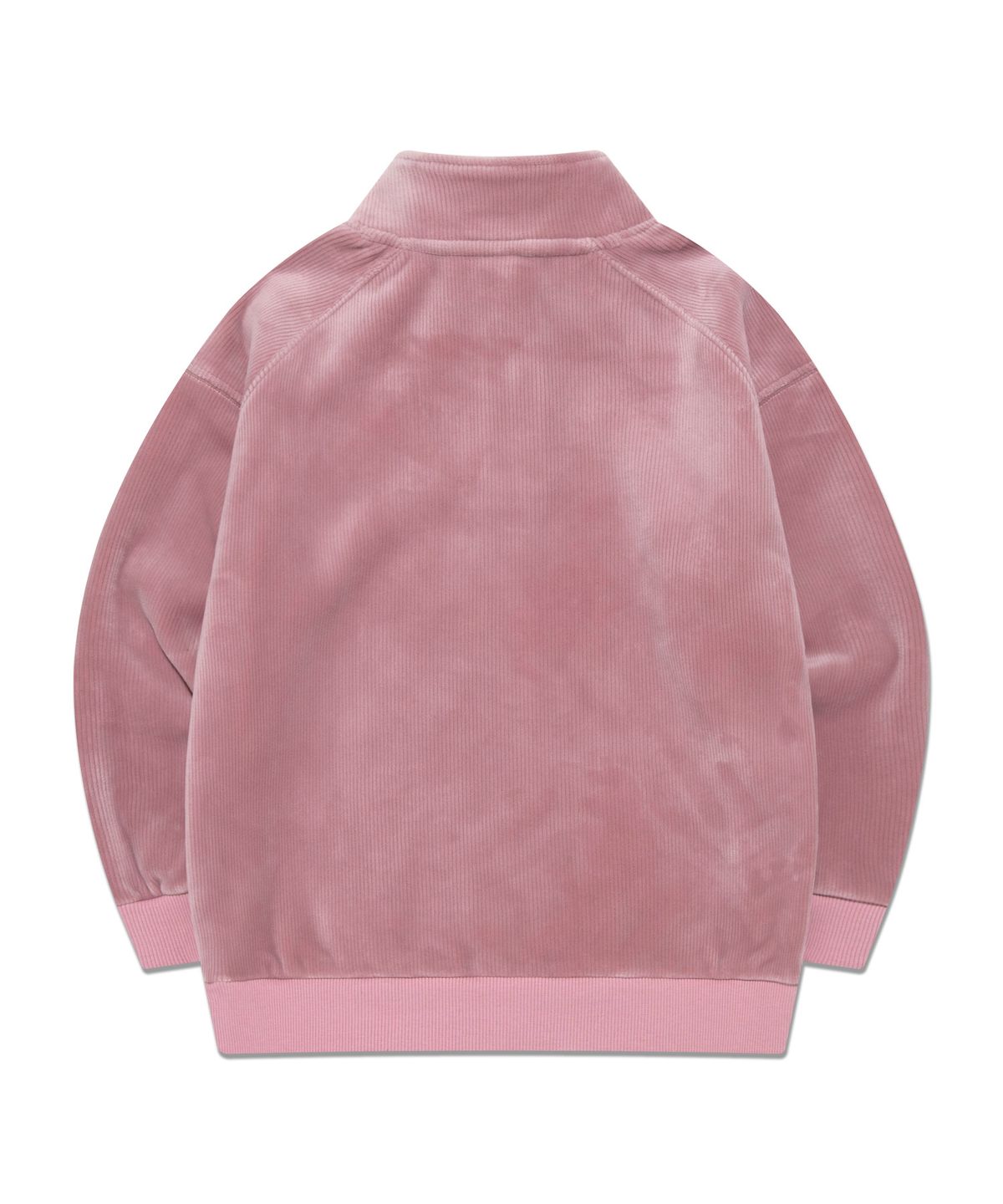 리 키즈(LEE KIDS) 벨로아 골지 기모 레귤러핏 하프집업 스웨트셔츠 퍼플 LK2404CR72PU
