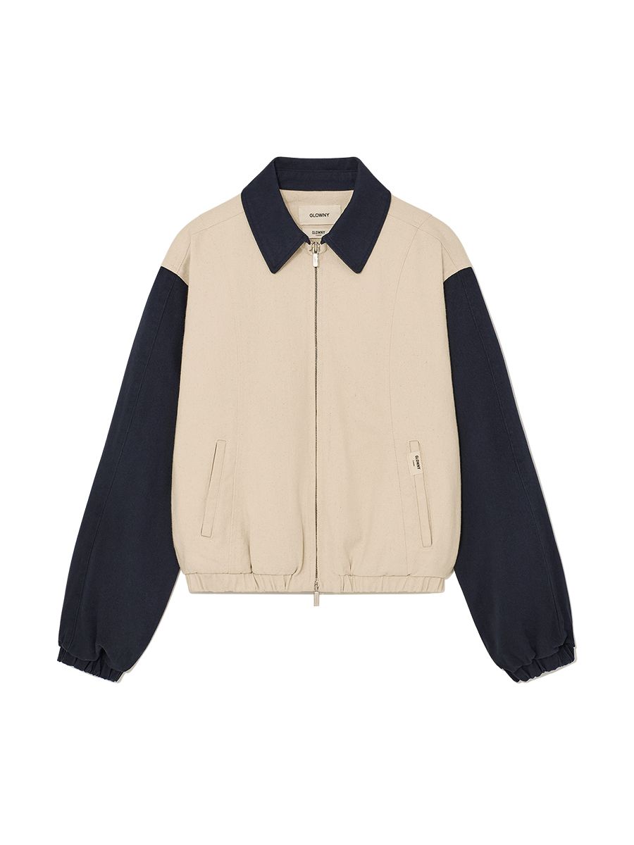 [GLOWNY] G TWILL WORK JACKET ★大人気★ MUSINSA公式 | GLOWNY G TWILL WORK JACKET (NAVY)