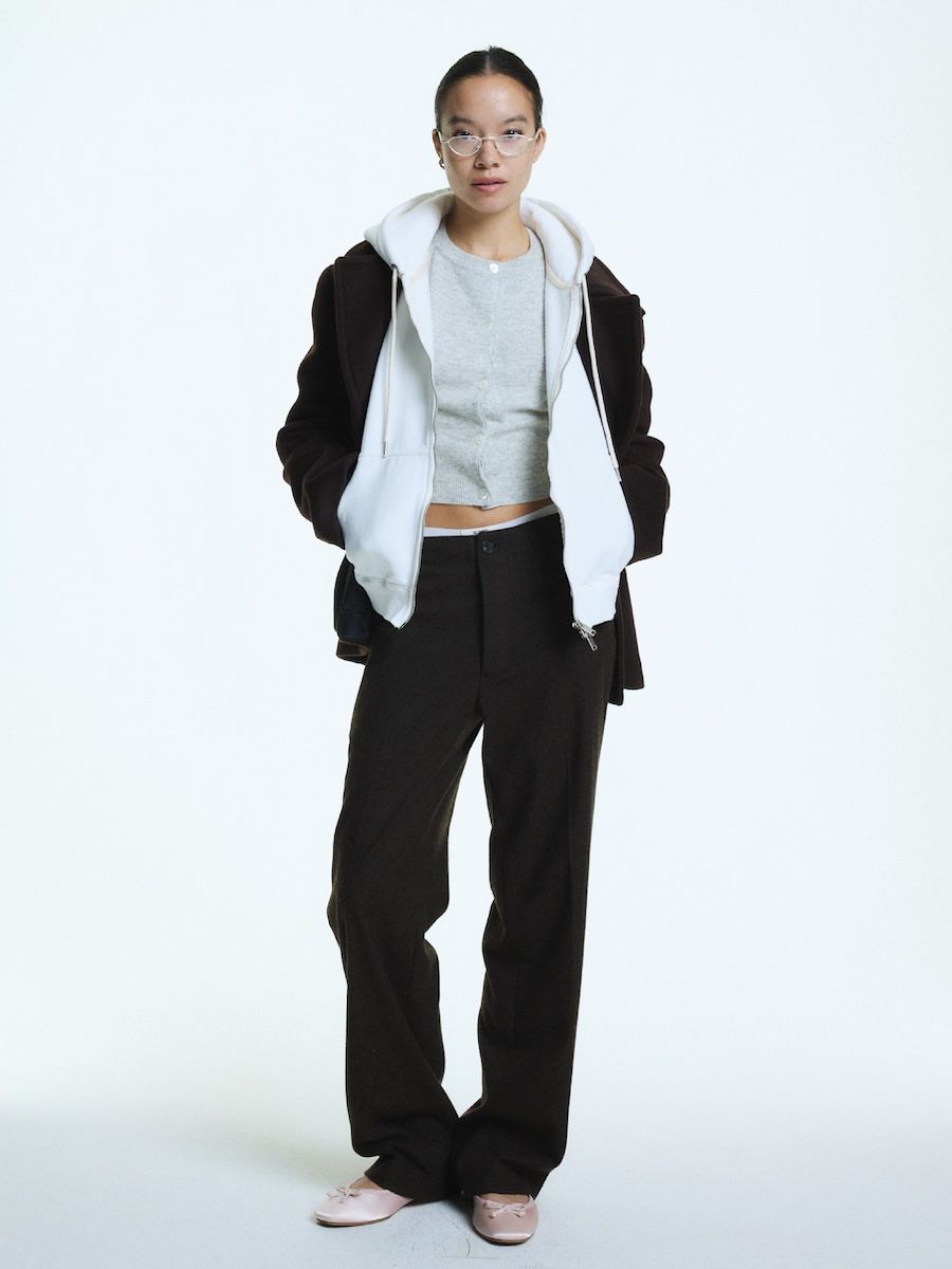 MUSINSA | GLOWNY G BOXY ZIP UP (IVORY)