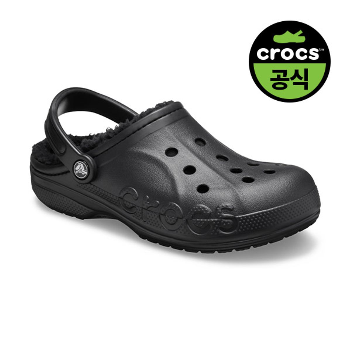 크록스(CROCS) 공용 바야 라인드 클로그 BK (24FUCL205969)
