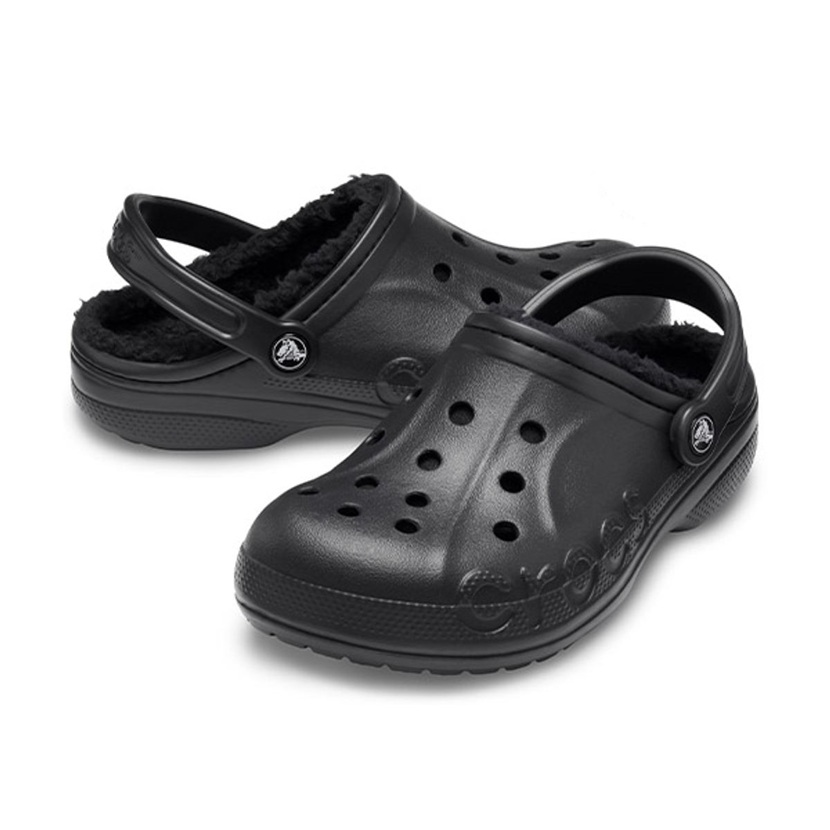 크록스(CROCS) 공용 바야 라인드 클로그 BK (24FUCL205969)