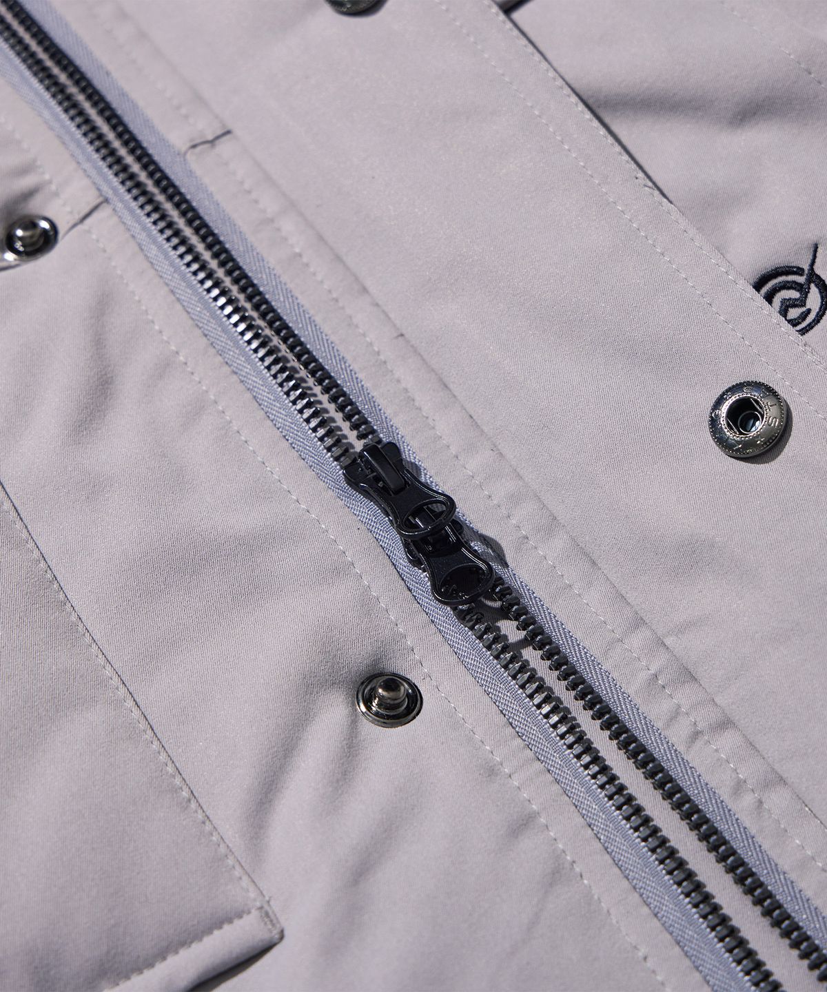 칼라파타르(KALAPATTHAR) Poly Cotton Insulation Short-Jacket - GREY
